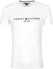 Tommy Hilfiger Flag Logo T Shirt White