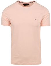Tommy Hilfiger Logo T Shirt Light Pink