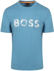 BOSS T-shirt Bossocean Blauw