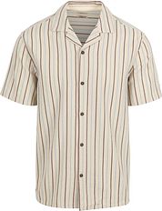 Anerkjendt Short Sleeve Shirt Leon Beige