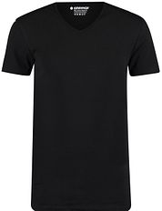 Garage 2-Pack Basic T-shirt Bio V-Neck Black