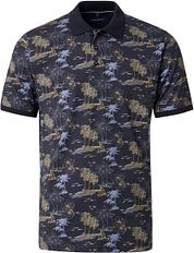 Casa Moda Polo Shirt Print Navy