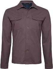 R2 Overshirt Melange Burgundy