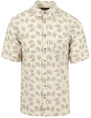 Suitable Short Sleeve Shirt Linen Sheng Green