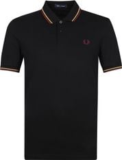 Fred Perry Polo M3600 Zwart Paars
