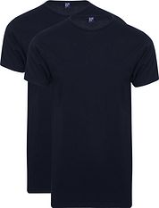 Alan Red Extra Long T-Shirts Derby Navy (2-Pack)