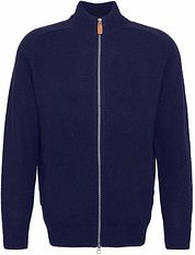 Barbour Talder Zip Cardigan Wool Dark Blue