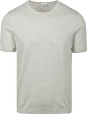 Blue Industry Knitted T-Shirt Melange Ecru