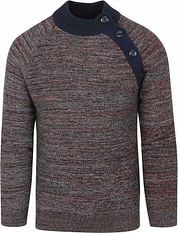 Blue Industry Sweater Melange Blue