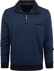 Casa Moda Halfzip Sweater Blue