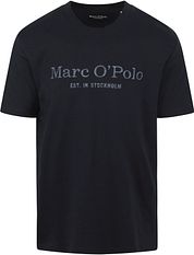 Marc O'Polo T-Shirt Logo Dark Blue