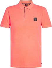 Petrol Piqué Polo Shirt Marlin Coral