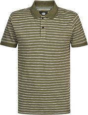 Petrol Polo Shirt Stripes Green
