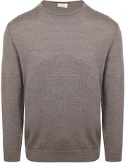 Profuomo Pullover Merino Wool Taupe