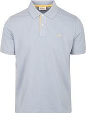 Gant Contrast Piqué Poloshirt Lichtblauw