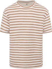 Anerkjendt Kikki T-shirt Orange Striped