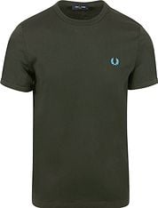 Fred Perry Ringer Shirt Green T61