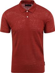 Marc O'Polo Polo Shirt Linen Red