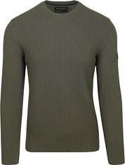 Marc O'Polo Pullover Ribbed Green