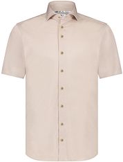 R2 Shirt Short Sleeves Knitted Piqué Beige
