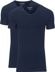 Slater 2-pack Stretch V-neck T-shirt Navy