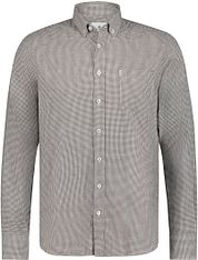 State Of Art Shirt Wool Pied De Poule Green