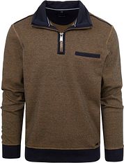 Casa Moda Halfzip Sweater Ochre Yellow