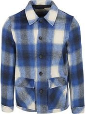 Dstrezzed Overshirt Plaid Navy