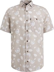 Vanguard Short Sleeve Shirt Linen Beige