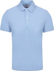 King Essentials The James Poloshirt Mid Blauw
