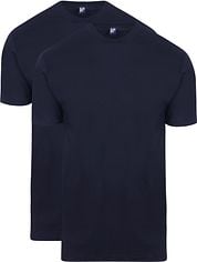 Alan Red T-shirt Virginia O-Neck Navy 2-Pack
