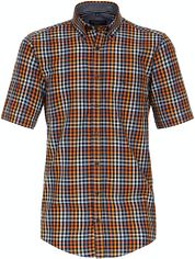 Casa Moda Short Sleeve Casual Shirt Checks Multicolour