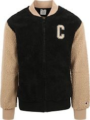 Champion Bomber Jacket Teddy Black