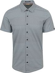 No Excess Shirt Light Blue Multicolour Print