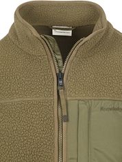 KnowledgeCotton Apparel Cardigan Fleece Olive