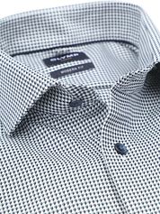 Olymp Luxor Shirt Print Structura Green