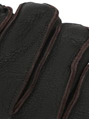 Barbour Gloves Brown Leather 