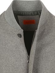 Suitable Bomber Flannel Grey