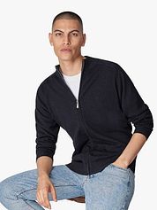 Casa Moda Pullover Zip Dark Blue