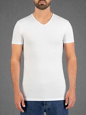 Garage Basic White V-Neck