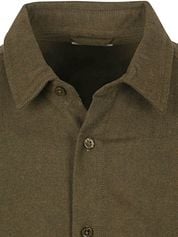Knowledge Cotton Apparel Shirt Flannel  Forrest Night