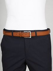 Suitable Belt Structure Leather Brown