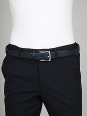 Suitable Belt Structure Leather Navy
