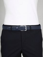 Suitable Belt Leather Blue