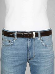 Suitable Belt Dark Brown Leather 022