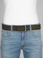 Suitable Belt Structure Leather Green