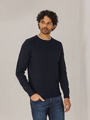 State Of Art Pullover Wool Blend Navy