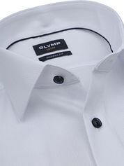 Olymp Luxor Shirt Diamond Twill White