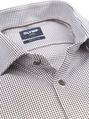 Olymp Luxor Shirt Print Structura Brown