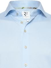 R2 Japanese Knitted Shirt Short Sleeves Light Blue